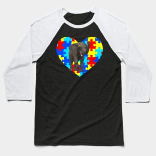 autism day Elephant Baseball T-Shirt